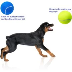 Pet Fit For Life Giant Tennis Ball Dog Toy, Yellow -Pet Dog Toys 872422 PT5. AC SS1800 V1686249439