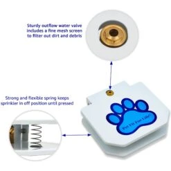 Pet Fit For Life Dog Step-on Sprinkler Dog Toy, Silver 15 Pet Fit For Life Dog Step-on Sprinkler Dog Toy, Silver -Pet Dog Toys 872438 PT5. AC SS1800 V1686246167