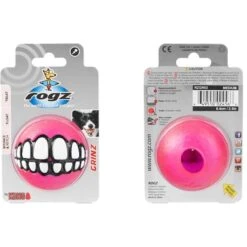 ROGZ By KONG Grinz Treat Ball Dog Toy, Color Varies -Pet Dog Toys 89019 PT8. AC SS1800 V1544653614