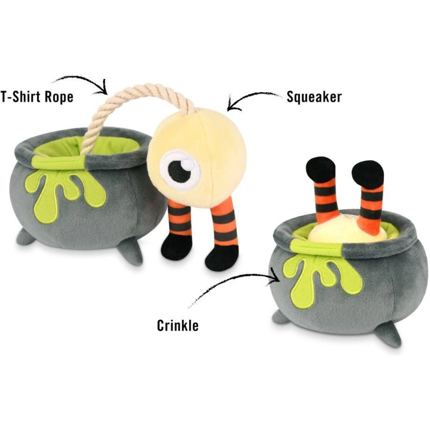 P.L.A.Y. Pet Lifestyle And You Howling Haunts Pupspotion Plush Squeaky Dog Toy 6 P.L.A.Y. Pet Lifestyle And You Howling Haunts Pupspotion Plush Squeaky Dog Toy - Image 4