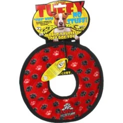 Tuffy's No Stuff Ultimate Ring Squeaky Plush Dog Toy 7 Tuffy's No Stuff Ultimate Ring Squeaky Plush Dog Toy -Pet Dog Toys 90144 PT2. AC SS1800 V1628181673