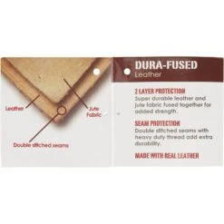 Ethical Pet Dura-Fused Leather Squirrel Dog Toy 8 Ethical Pet Dura-Fused Leather Squirrel Dog Toy -Pet Dog Toys 90212 PT3. AC SS1800 V1527093431