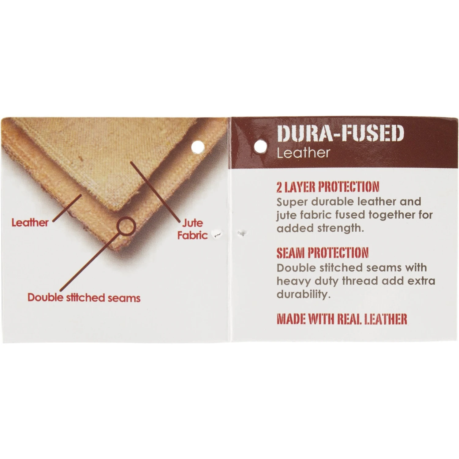 Ethical Pet Dura-Fused Leather Squirrel Dog Toy 5 Ethical Pet Dura-Fused Leather Squirrel Dog Toy - Image 3