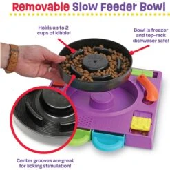 Brightkins DJ Doggo Puzzle Feeder Dog Toy -Pet Dog Toys 930054 PT2. AC SS1800 V1698765996