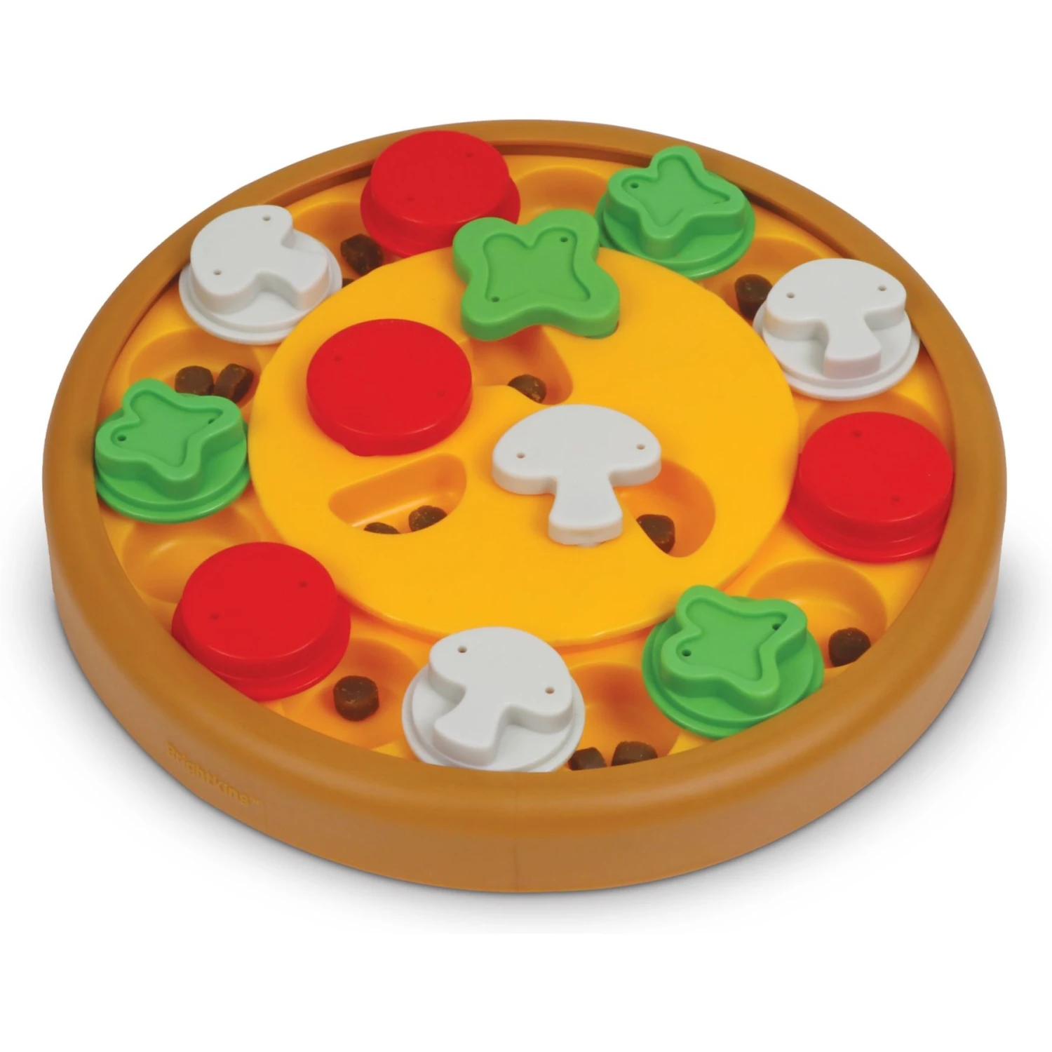 Brightkins Pizza Party! Treat Puzzle Dog Toy 3 Brightkins Pizza Party! Treat Puzzle Dog Toy