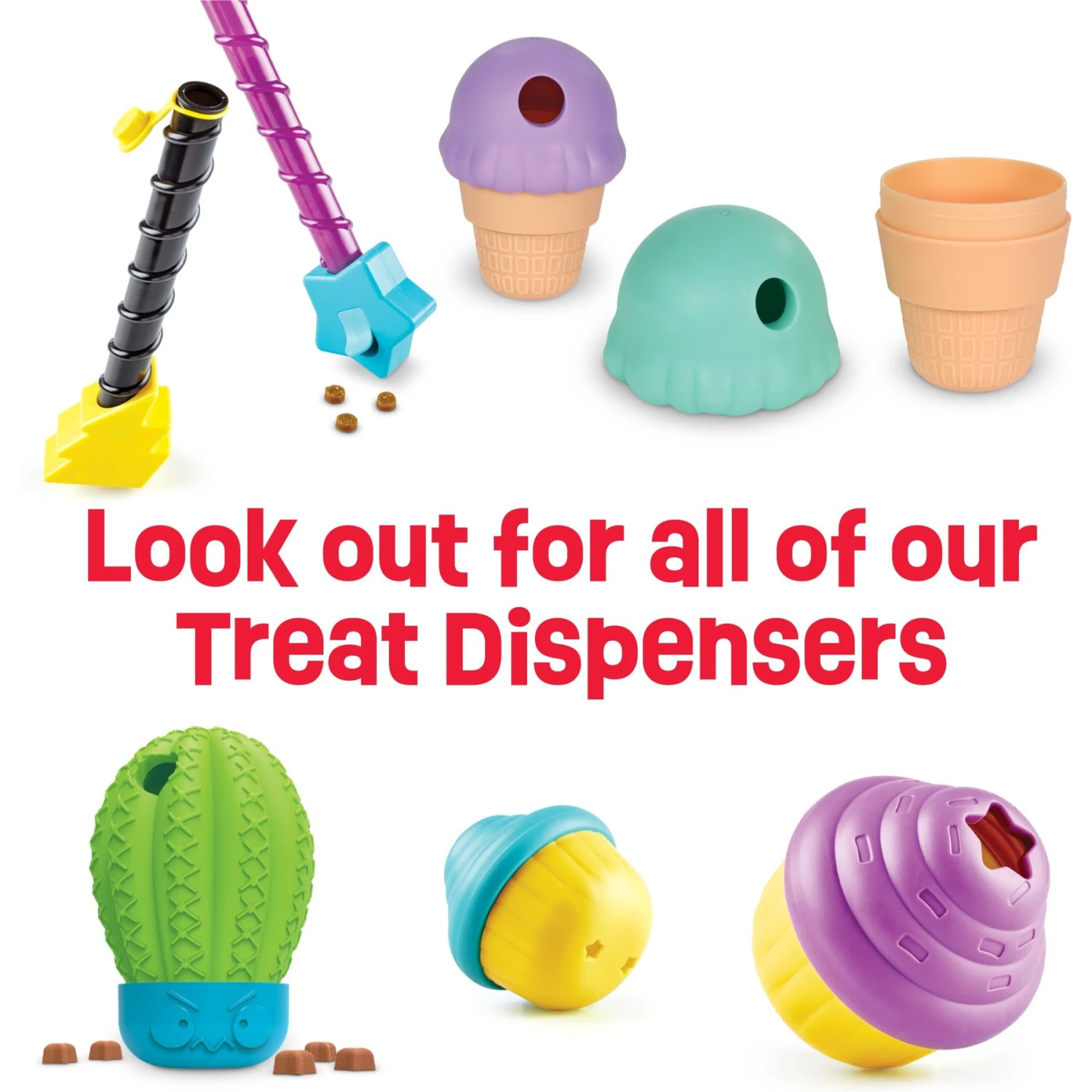 Brightkins Large Ice Cream Treat Dispenser Dog Toy 9 Brightkins Large Ice Cream Treat Dispenser Dog Toy - Image 7