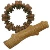 Petstages Dogwood Tough Dog Chew Toy & Nylabone Power Chew Textured Dog Chew Ring Toy Flavor Medley -Pet Dog Toys 933430 MAIN. AC SS1800 V1692304037