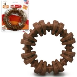 Petstages Dogwood Tough Dog Chew Toy & Nylabone Power Chew Textured Dog Chew Ring Toy Flavor Medley -Pet Dog Toys 933430 PT6. AC SS1800 V1692304098