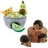 Frisco Guacamole Hide & Seek Puzzle Plush Squeaky Dog Toy & ZippyPaws Burrow Squeaky Hide & Seek Plush Dog Toy, Hedgehog Den -Pet Dog Toys 933622 MAIN. AC SS1800 V1693327347