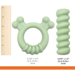 Nylabone Teething Ring Puppy Chew Toy, Green 10 Nylabone Teething Ring Puppy Chew Toy, Green -Pet Dog Toys 939846 PT3. AC SS1800 V1692111480