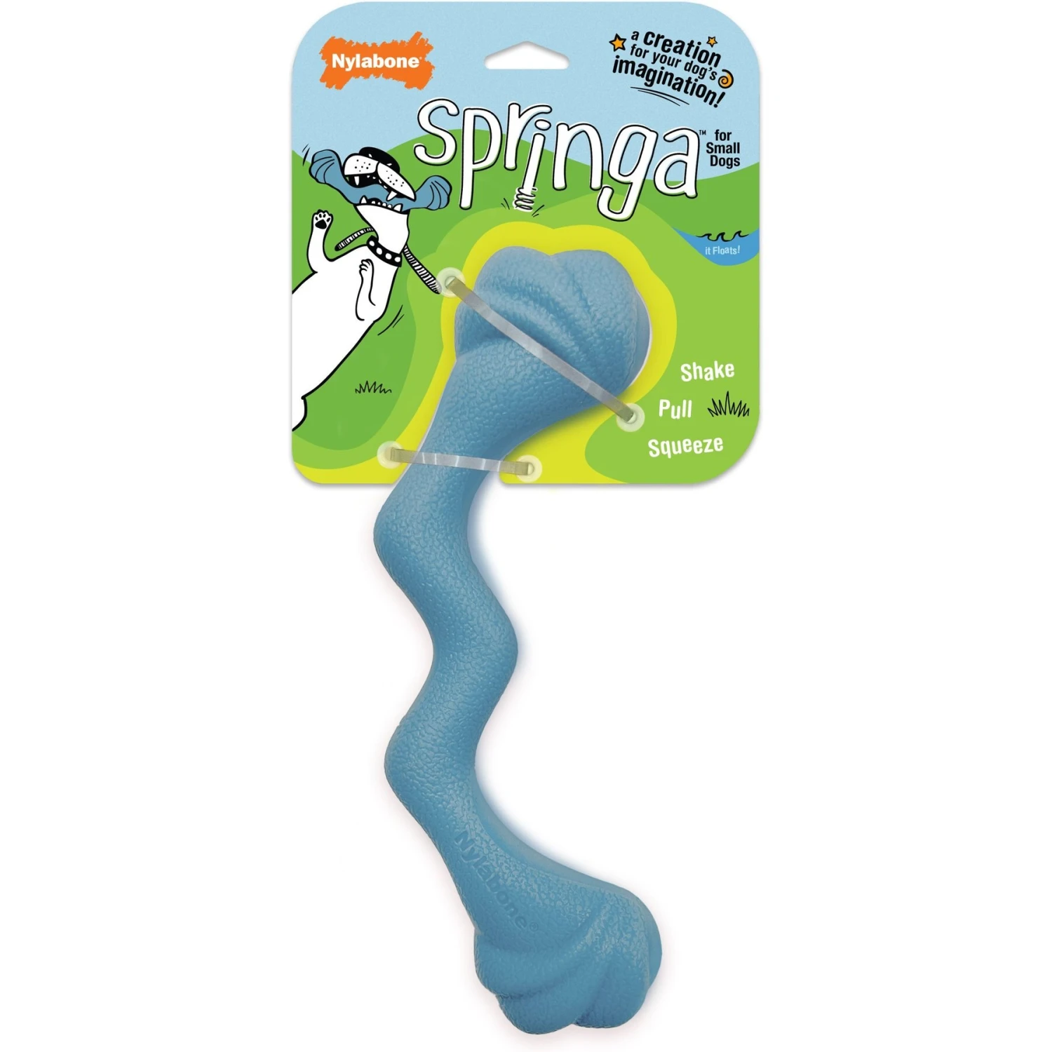 Nylabone Creative Play Springa Pull Dog Toy 3 Nylabone Creative Play Springa Pull Dog Toy
