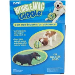 As Seen On TV Wobble Wag Giggle Ball Dog Toy & JW Pet Crackle Heads Ball Dog Toy, Color Varies -Pet Dog Toys 947430 PT3. AC SS1800 V1693600692