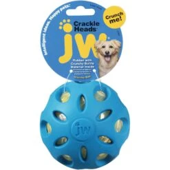 As Seen On TV Wobble Wag Giggle Ball Dog Toy & JW Pet Crackle Heads Ball Dog Toy, Color Varies -Pet Dog Toys 947430 PT5. AC SS1800 V1693924196
