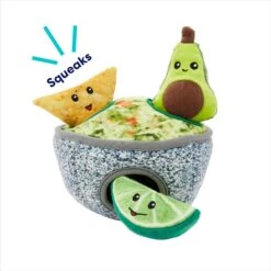Frisco Corndog Interactive Plush Squeaky Dog Toy & Frisco Guacamole Hide & Seek Puzzle Plush Squeaky Dog Toy -Pet Dog Toys 962086 PT7. AC SS1800 V1694782977